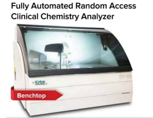 Erba EM 200 Fully Automated Clinical Chemistry Analyzer